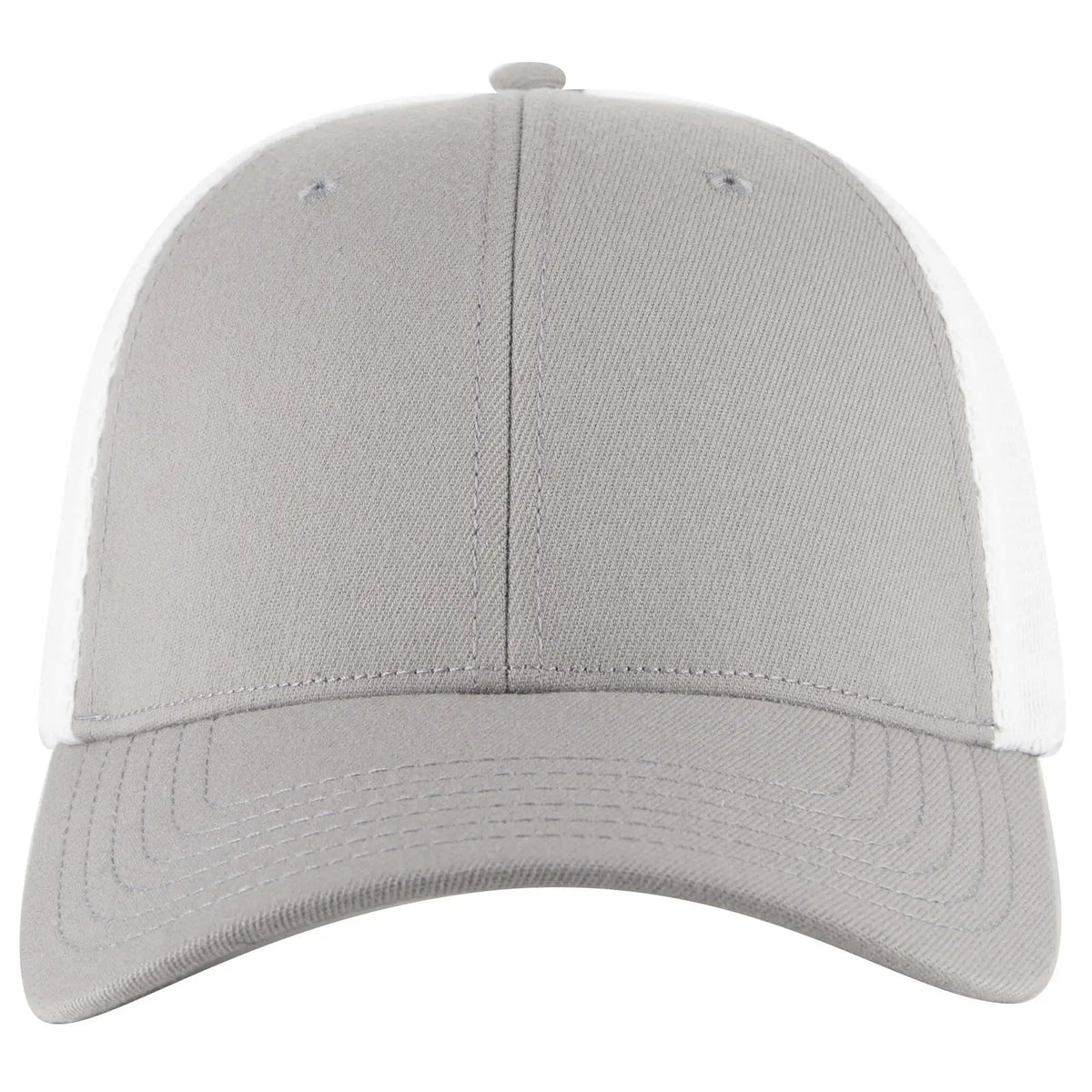 Otto 83-1 ?Otto Comfy Fit’ 6 Panel Low Profile Mesh Back Trucker Cap - Gry/wht - 7 3/8’’ - 5/8’’