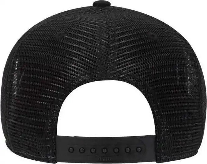 Otto 83-1212 6 Panel Cork Mesh Back Cap - Black - one Size Fits Most