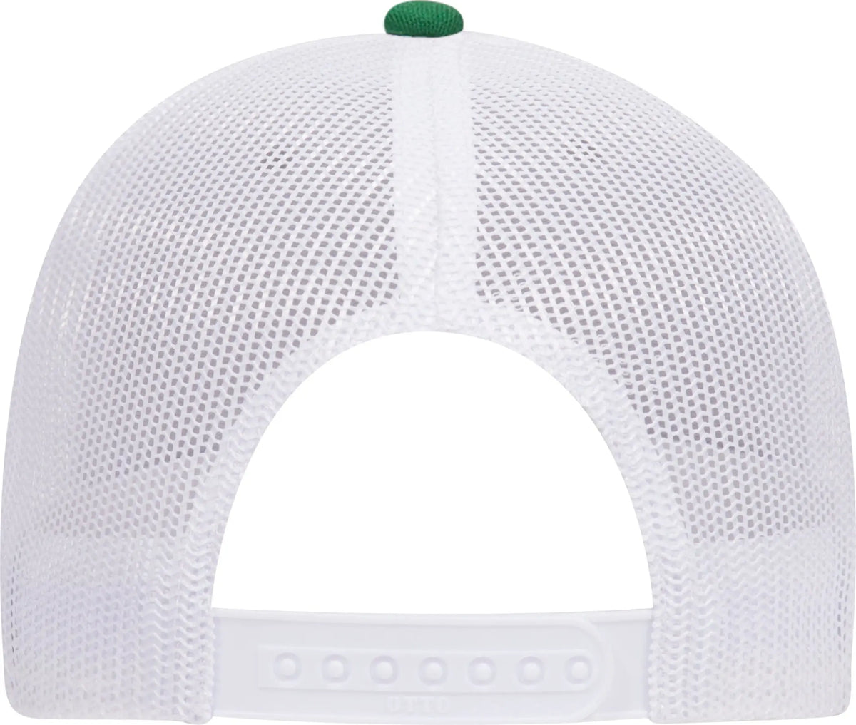 Otto 83-1239 6 Panel Low Profile Mesh Back Trucker Cap - Kelly/heathergray/white - 1/2’’ - 7 5/8’’