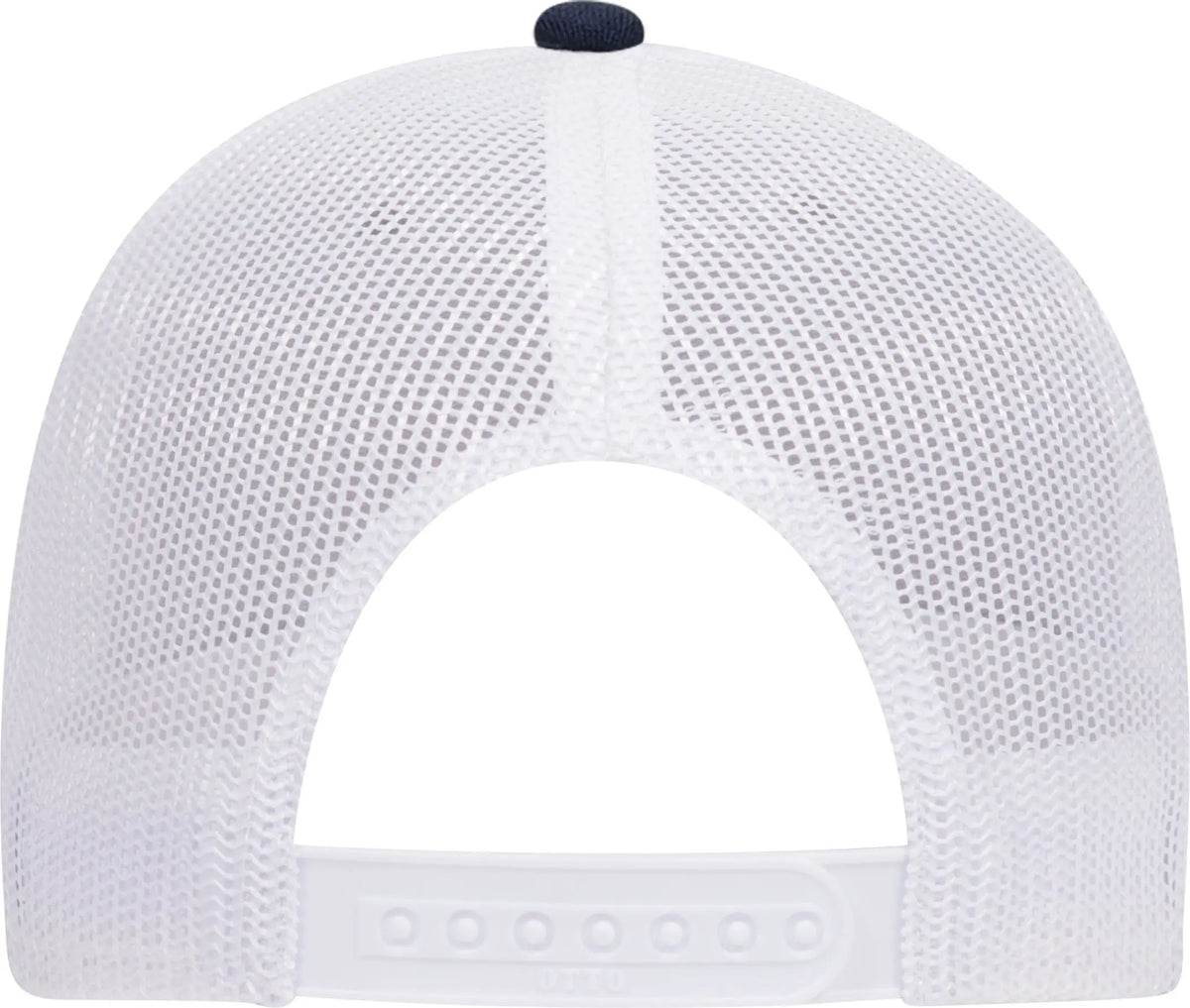 Otto 83-1239 6 Panel Low Profile Mesh Back Trucker Cap - Navy/heathergray/white - 1/2’’ - 7 5/8’’