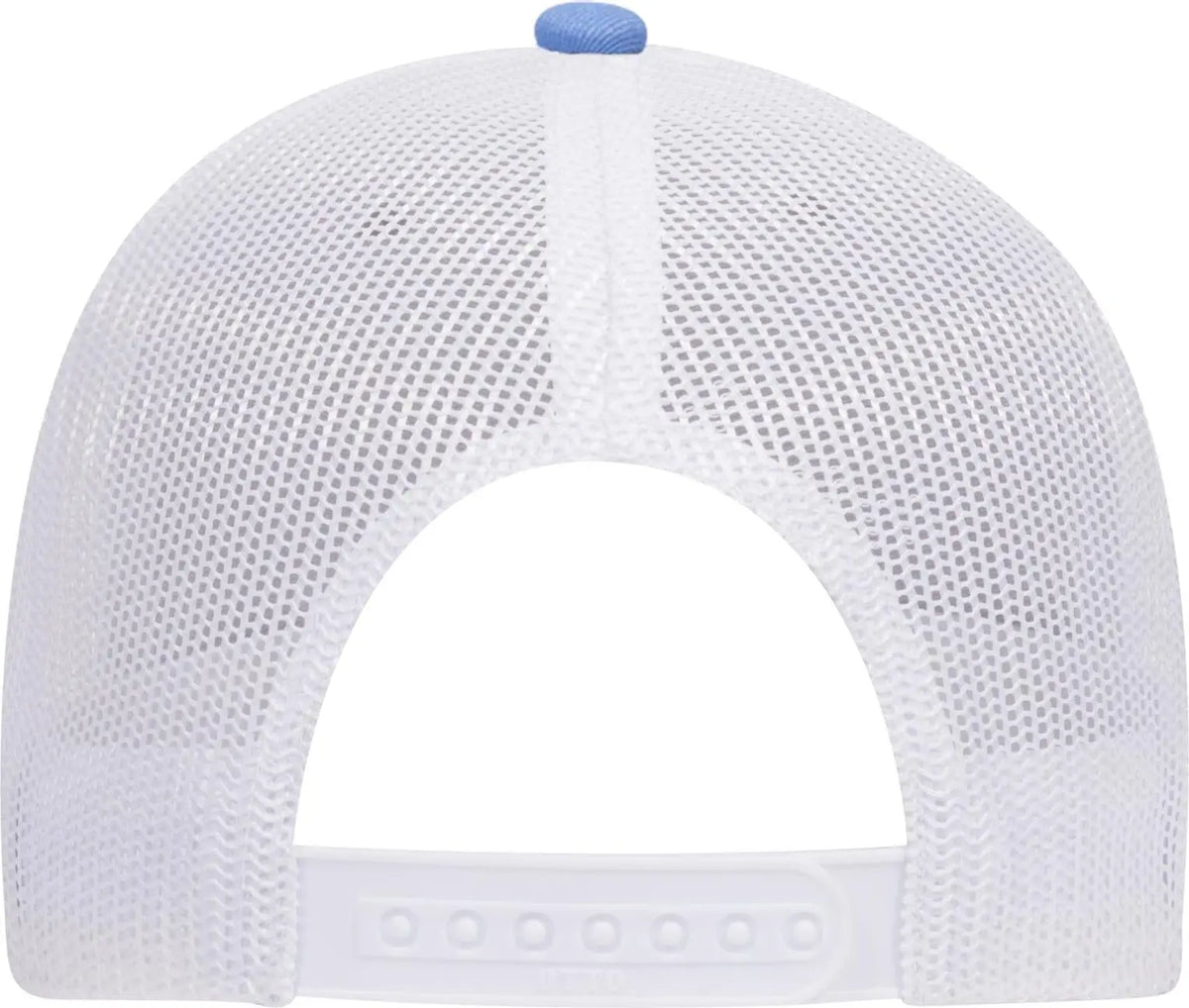 Otto 83-1239 6 Panel Low Profile Mesh Back Trucker Cap - Colombianblue/heathergray/white - 1/2’’ - 7 5/8’’