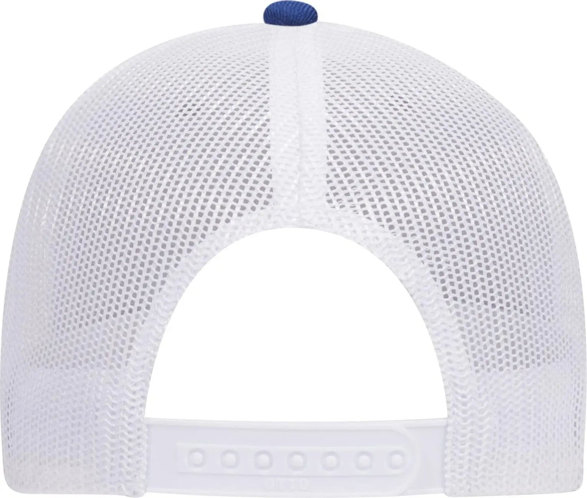 Otto 83-1239 6 Panel Low Profile Mesh Back Trucker Cap - Royal/heathergry/white - 1/2’’ - 7 5/8’’