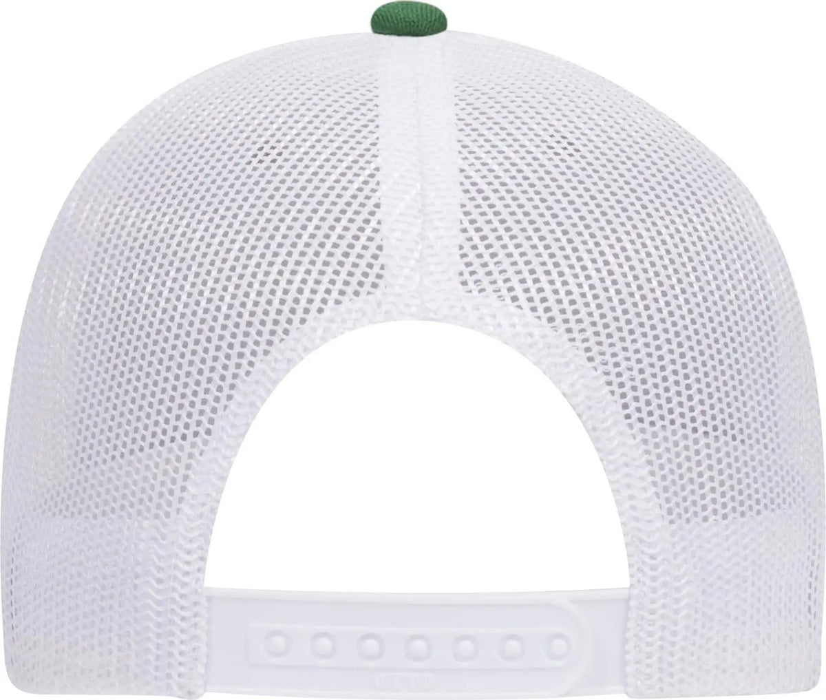 Otto 83-1239 6 Panel Low Profile Mesh Back Trucker Cap - Kelly/heathergray/white - 1/2’’ - 7 5/8’’