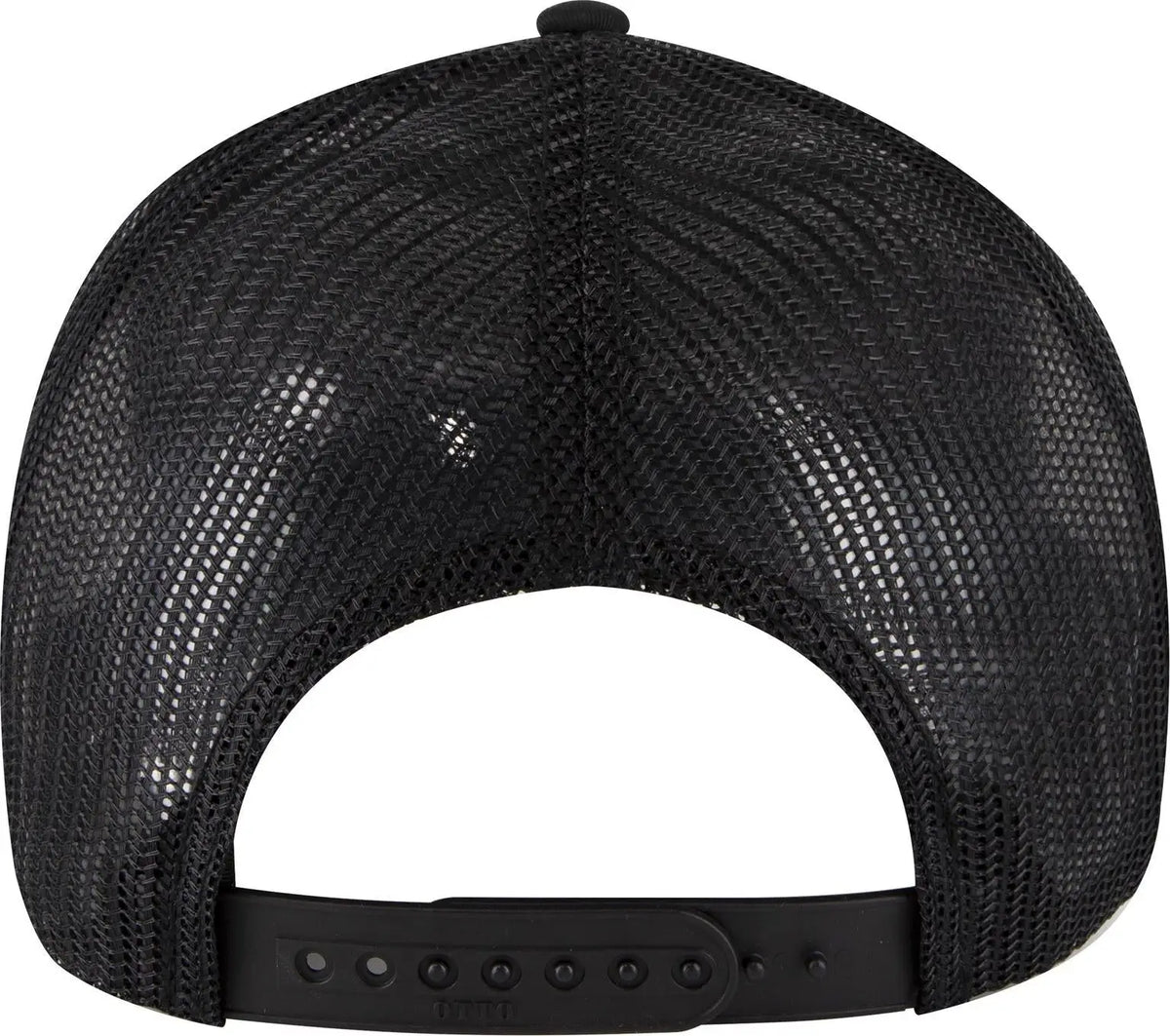 Otto 83-1239 6 Panel Low Profile Mesh Back Trucker Cap - Blk/ht Gry/blk - 1/2’’ - 7 5/8’’