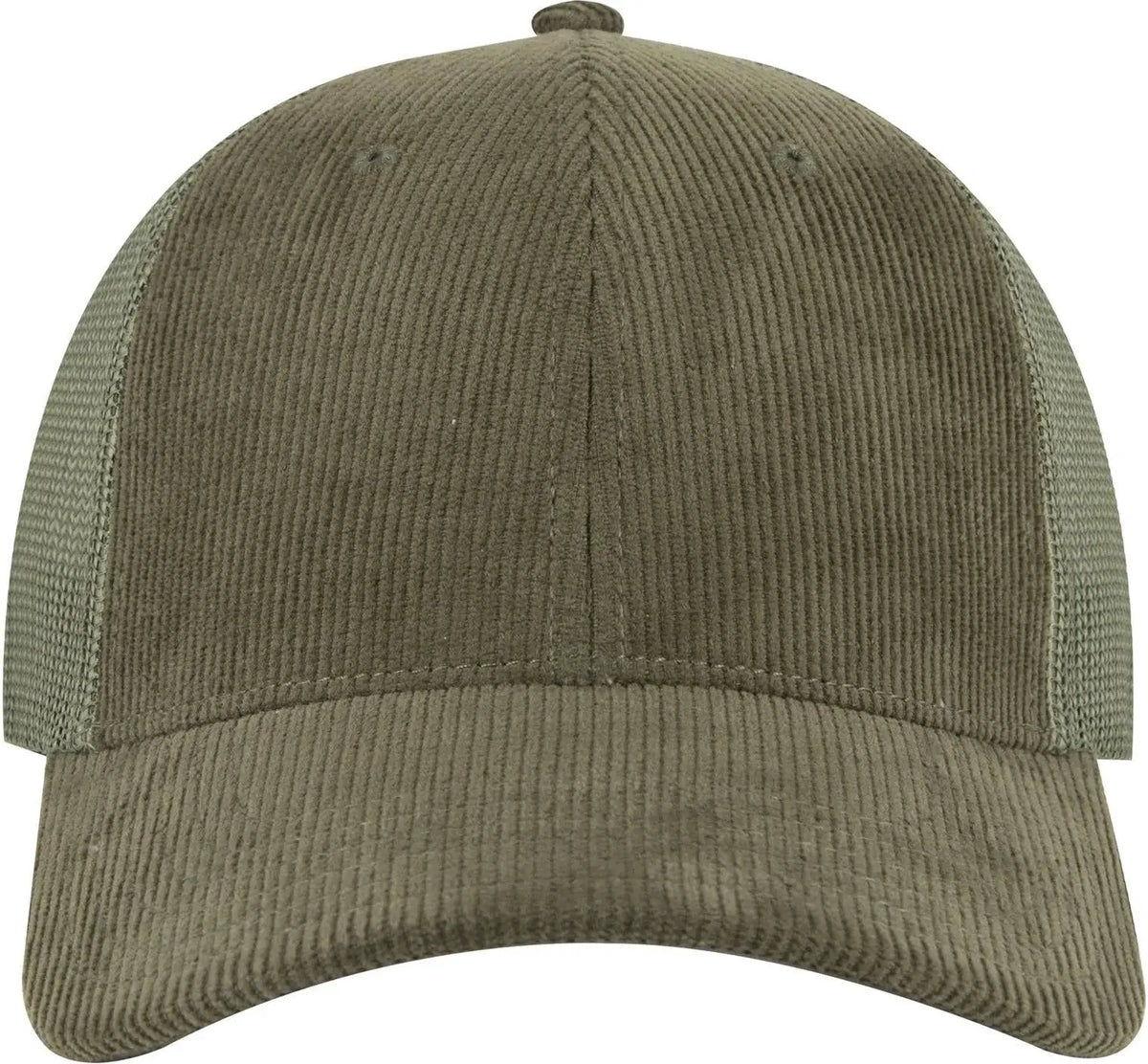 Otto 83-1239 6 Panel Low Profile Mesh Back Trucker Cap - Dk Ol Grn - 1/2’’ - 7 5/8’’