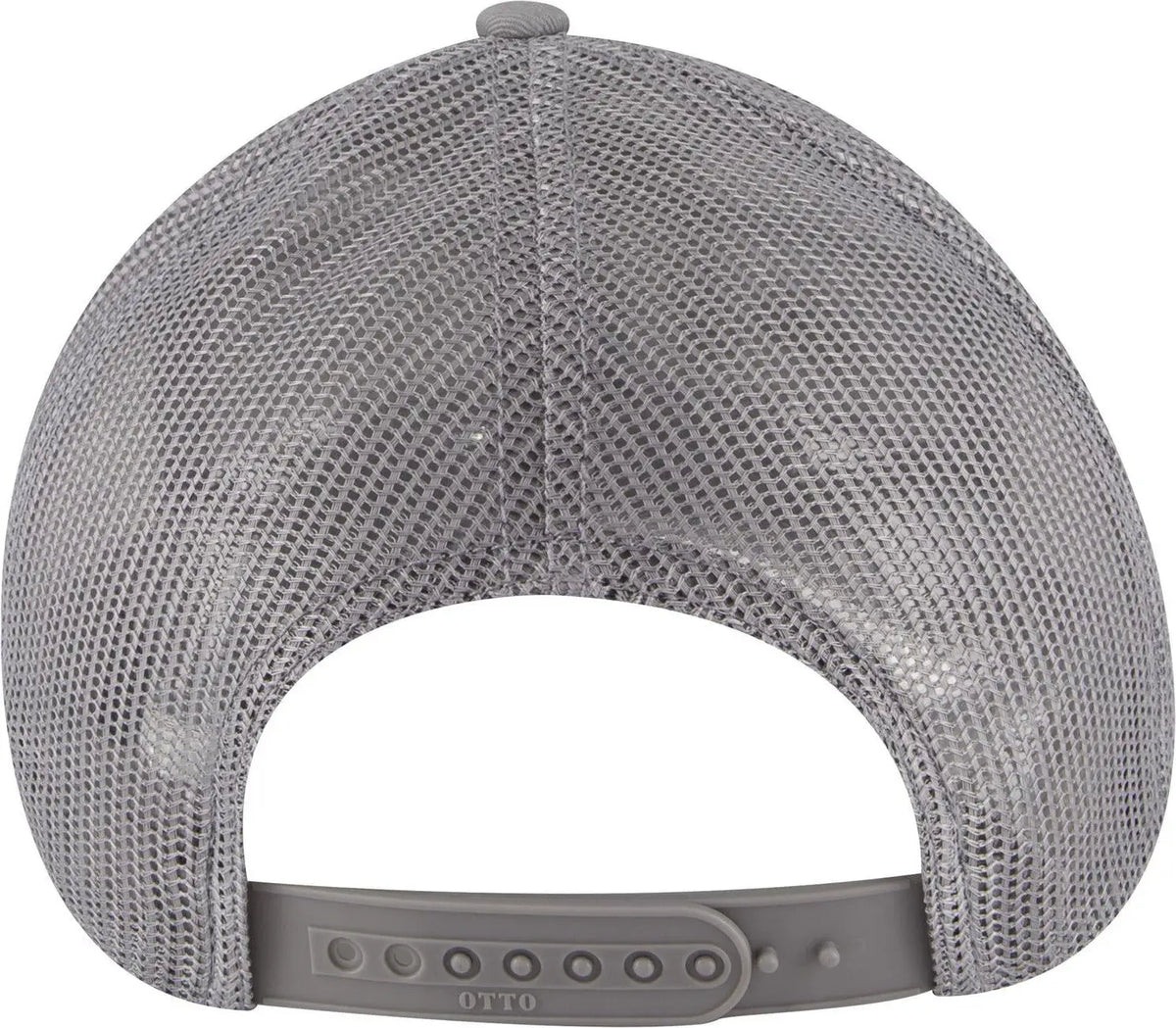 Otto 83-1239 6 Panel Low Profile Mesh Back Trucker Cap - Gray - 1/2’’ - 7 5/8’’
