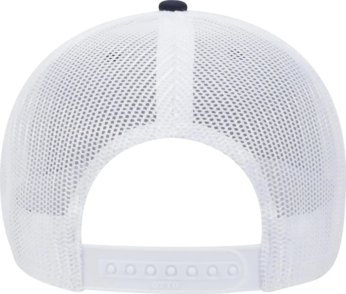 Otto 83-1239 6 Panel Low Profile Mesh Back Trucker Cap - Nvy/nvy/wht - 1/2’’ - 7 5/8’’