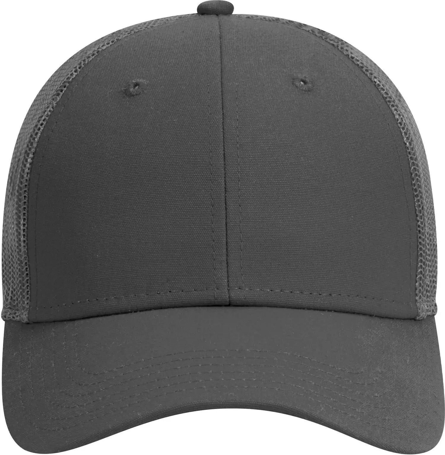 Otto 83-1273 6 Panel Low Profile Mesh Back Trucker Cap - Char. Gray - 1/2’’ - 7 5/8’’