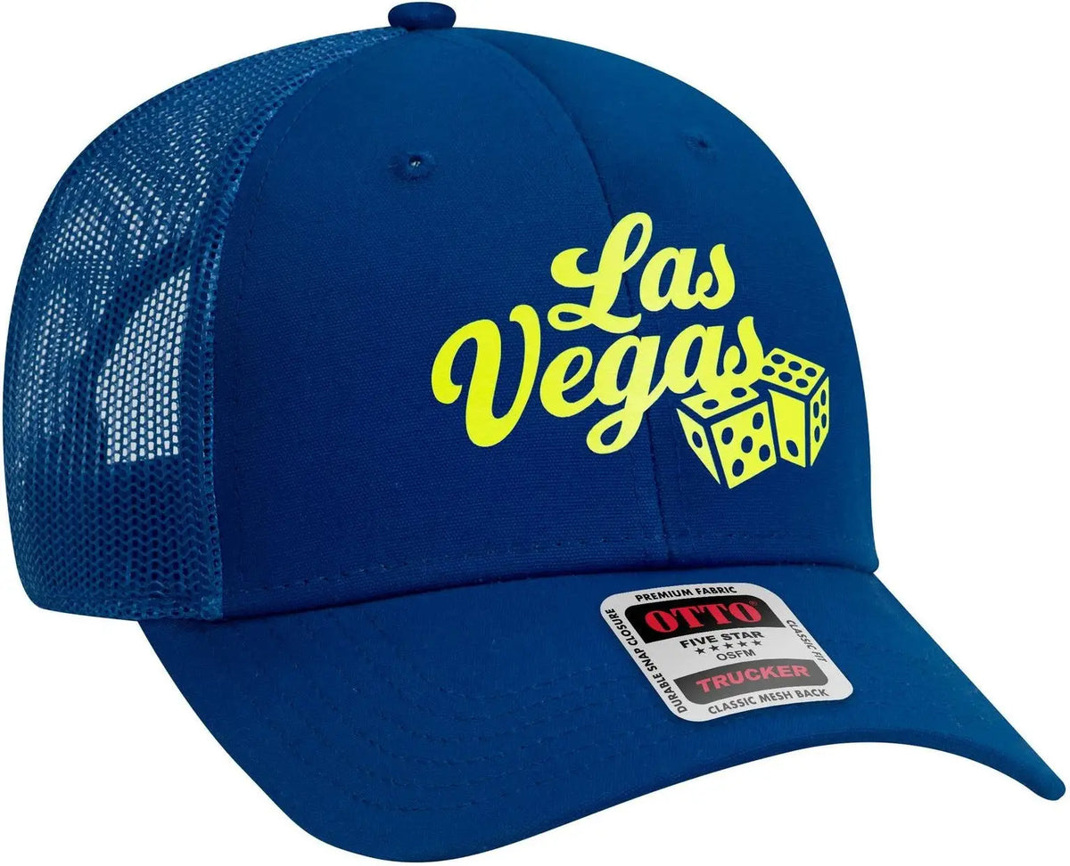 Otto 83-1273 6 Panel Low Profile Mesh Back Trucker Cap - Gray - 1/2’’ - 7 5/8’’