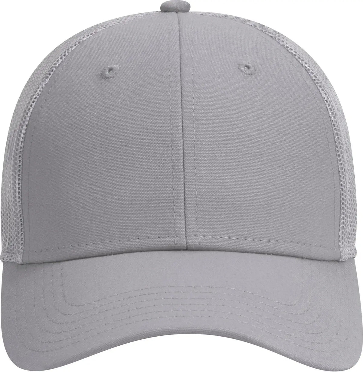Otto 83-1273 6 Panel Low Profile Mesh Back Trucker Cap - Gray - 1/2’’ - 7 5/8’’