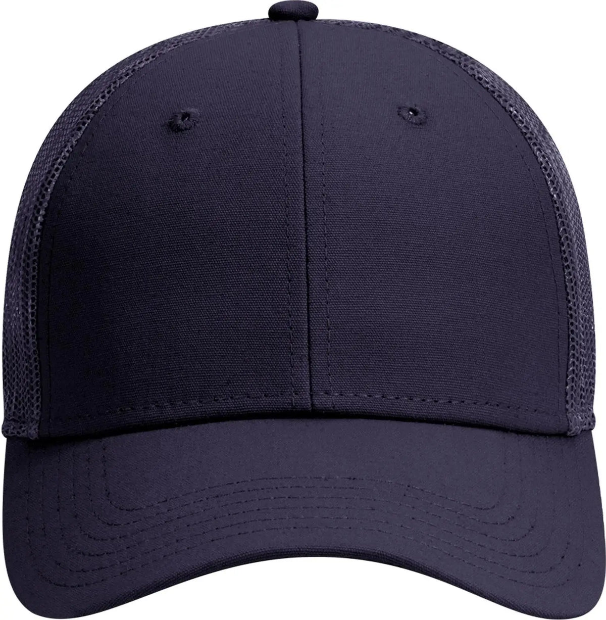 Otto 83-1273 6 Panel Low Profile Mesh Back Trucker Cap - Navy - 1/2’’ - 7 5/8’’
