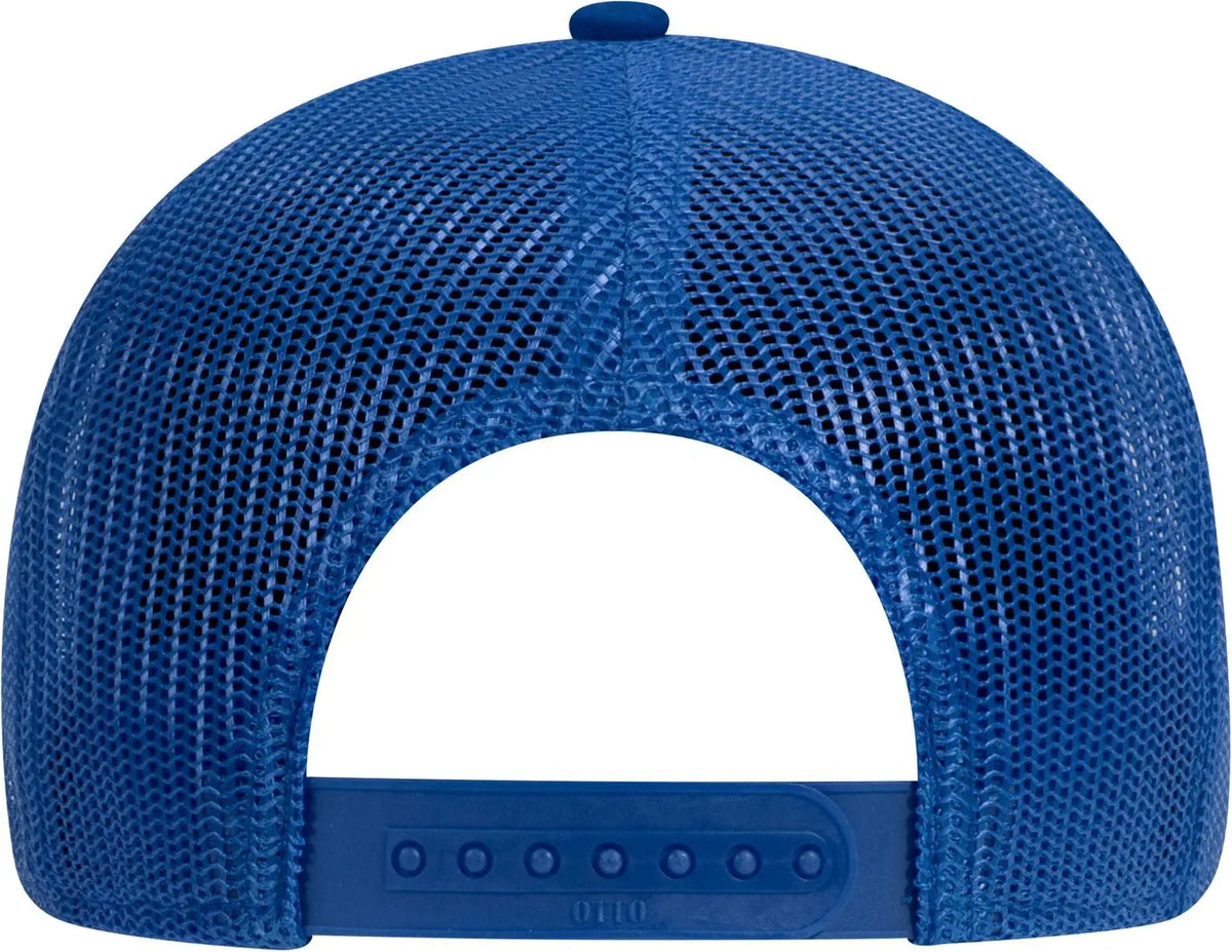 Otto 83-1273 6 Panel Low Profile Mesh Back Trucker Cap - Royal - 1/2’’ - 7 5/8’’