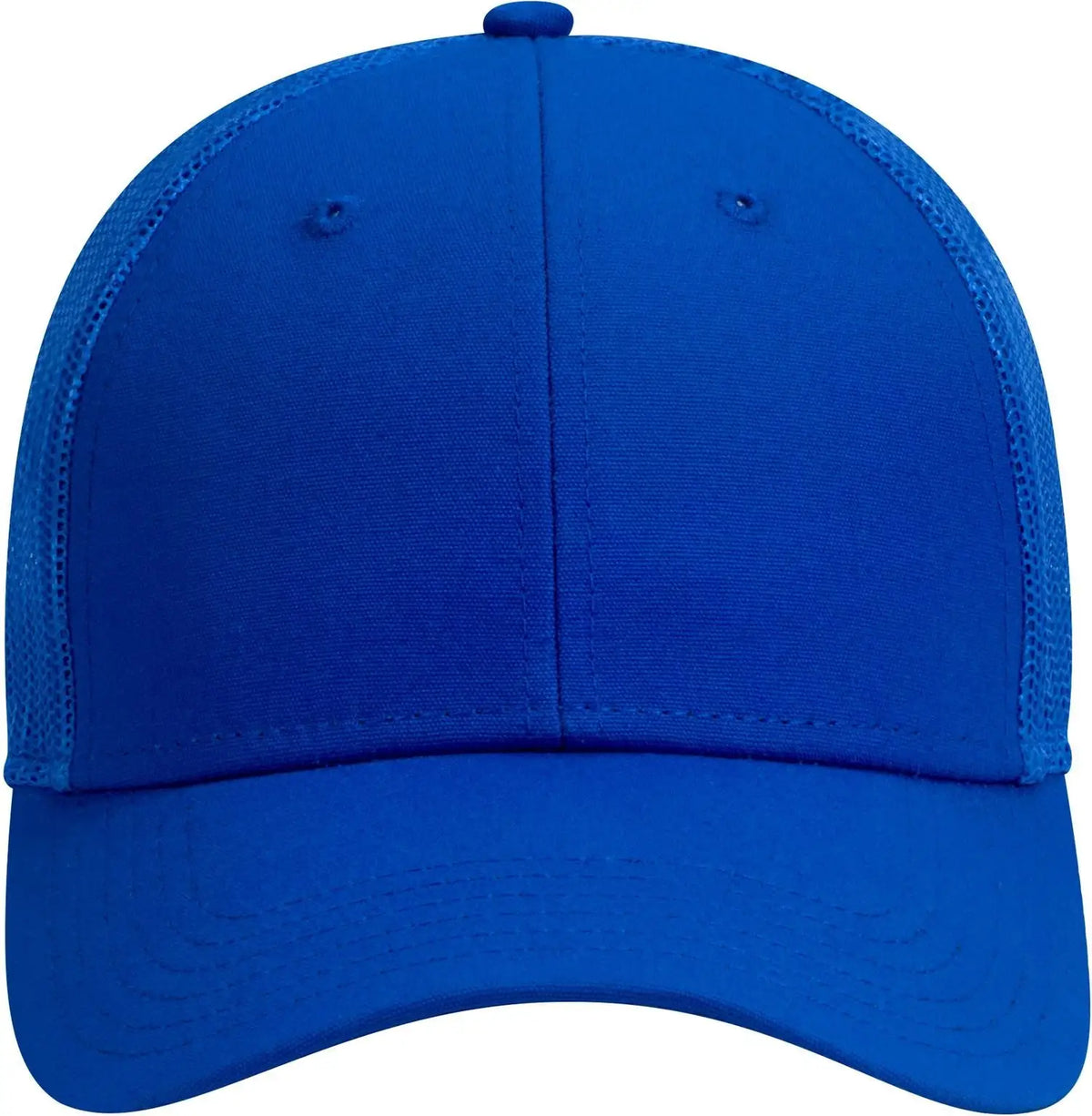 Otto 83-1273 6 Panel Low Profile Mesh Back Trucker Cap - Royal - 1/2’’ - 7 5/8’’