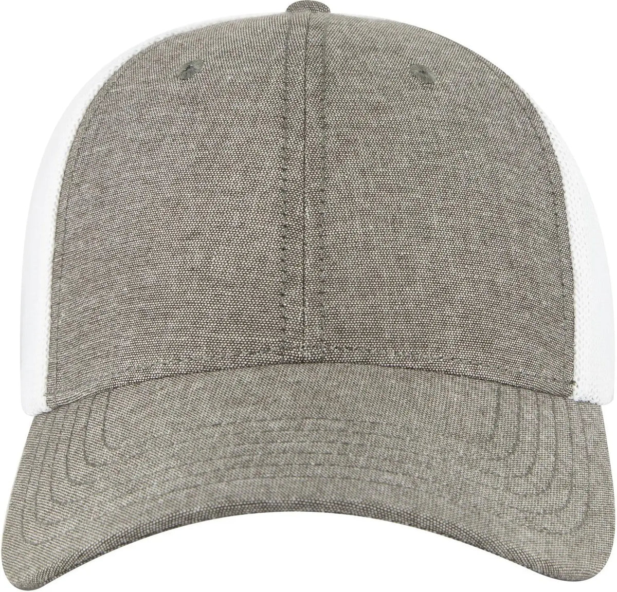 Otto 83-1299 ?Otto Comfy Fit’ 6 Panel Low Profile Mesh Back Trucker Cap - Chgry/wht - 1/2’’ - 7 5/8’’