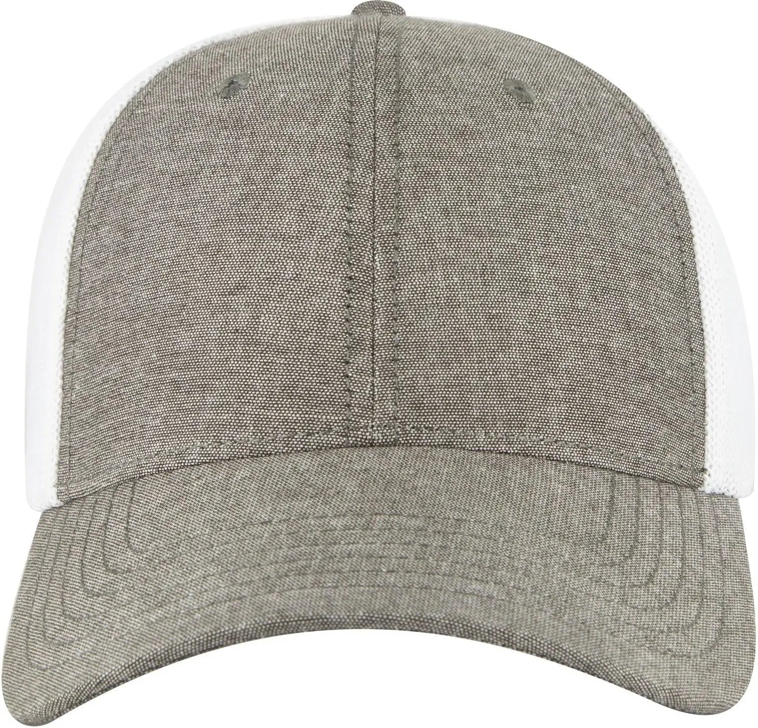 Otto 83-1299 ?Otto Comfy Fit’ 6 Panel Low Profile Mesh Back Trucker Cap - Chgry/wht - 1/2’’ - 7 5/8’’