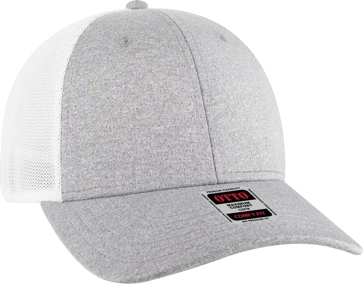 Otto 83-1299 ?Otto Comfy Fit’ 6 Panel Low Profile Mesh Back Trucker Cap - Heathergray/heathergray/white - 1/2’’ - 7 5/8’’