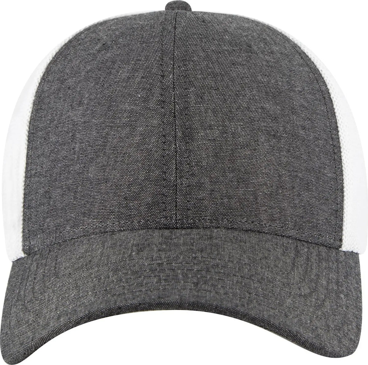 Otto 83-1299 ?Otto Comfy Fit’ 6 Panel Low Profile Mesh Back Trucker Cap - Blk/wht - 1/2’’ - 7 5/8’’