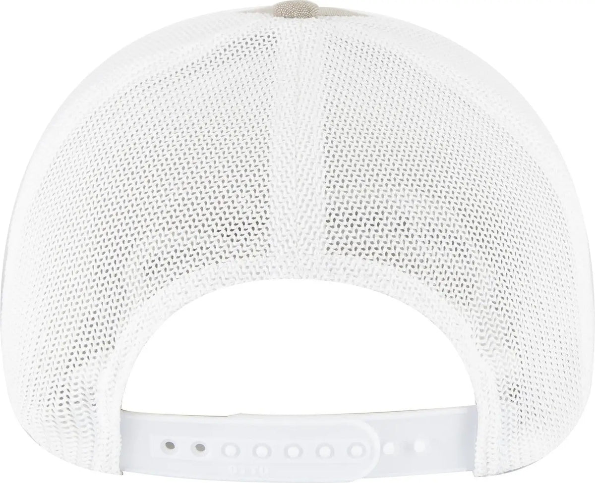 Otto 83-1299 ?Otto Comfy Fit’ 6 Panel Low Profile Mesh Back Trucker Cap - Khk/wht - 1/2’’ - 7 5/8’’