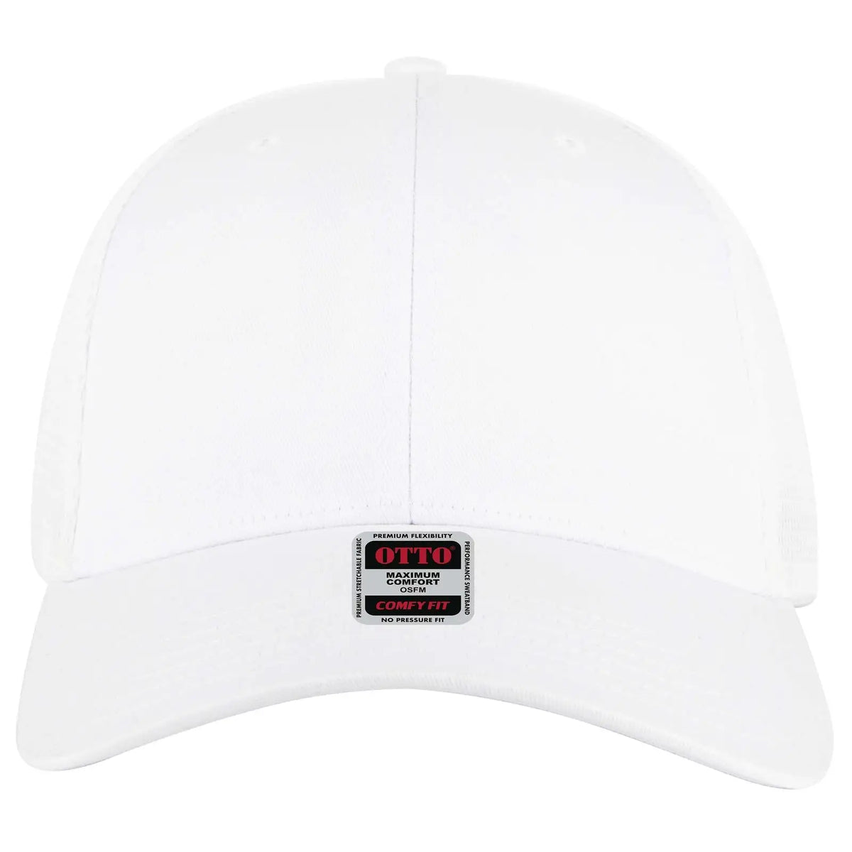 Otto 83-2 ?Otto Comfy Fit’ 6 Panel Low Profile Mesh Back Trucker Cap - White - 7 3/8’’ - 5/8’’