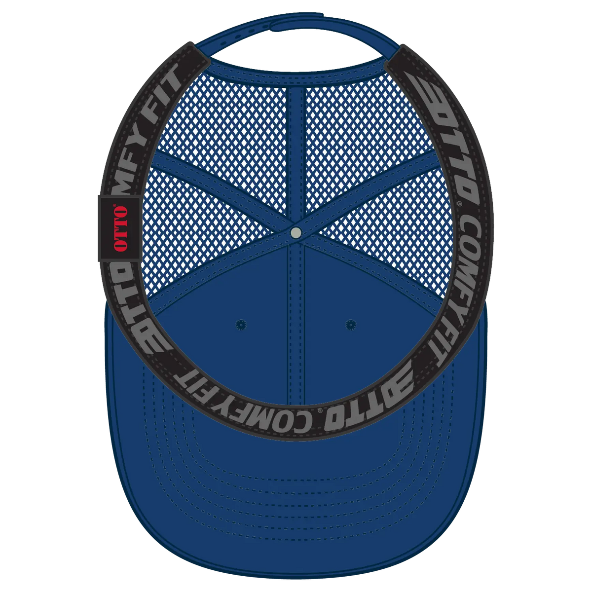 Otto 83-2 ?Otto Comfy Fit’ 6 Panel Low Profile Mesh Back Trucker Cap - Royal - 7 3/8’’ - 5/8’’