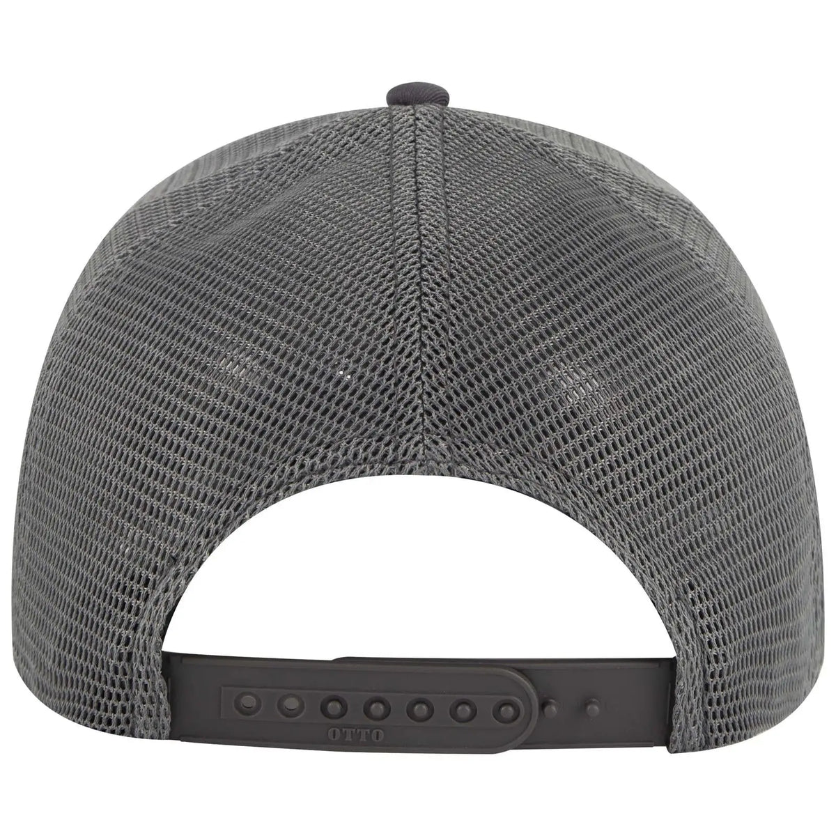 Otto 83-2 ?Otto Comfy Fit’ 6 Panel Low Profile Mesh Back Trucker Cap - Char. Gray - 7 3/8’’ - 5/8’’