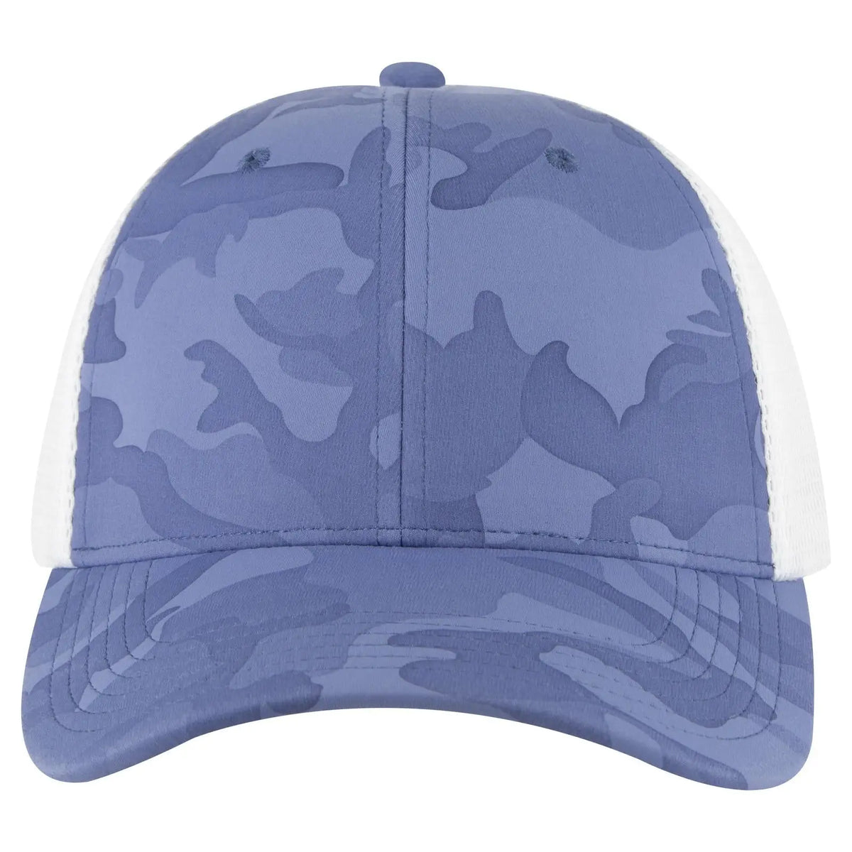 Otto 83-2 ?Otto Comfy Fit’ 6 Panel Low Profile Mesh Back Trucker Cap - Cb.blu/sk.blu/wht - 7 3/8’’ - 5/8’’