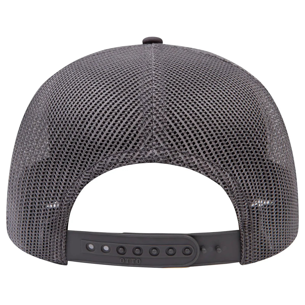 Otto 83-3 6 Panel Low Profile Mesh Back Trucker Cap - Char. Gray - 7 3/8’’ - 5/8’’