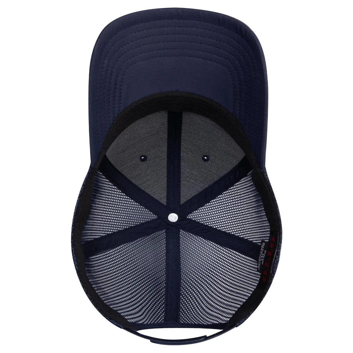 Otto 83-3 6 Panel Low Profile Mesh Back Trucker Cap - Navy - 7 3/8’’ - 5/8’’