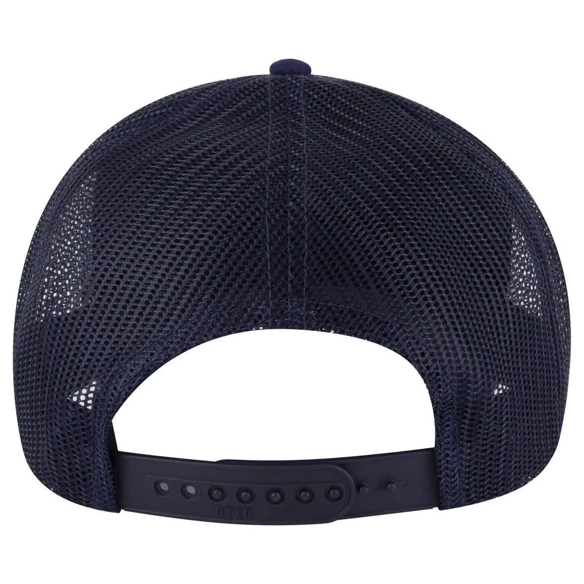 Otto 83-4 6 Panel Low Profile Mesh Back Trucker Cap - Navy - 7 3/8’’ - 5/8’’