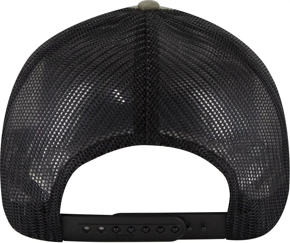 Otto 83-473 6 Panel Low Profile Mesh Back Trucker Cap - Ol.grn/ol.grn/blk - 1/2’’ - 7 5/8’’