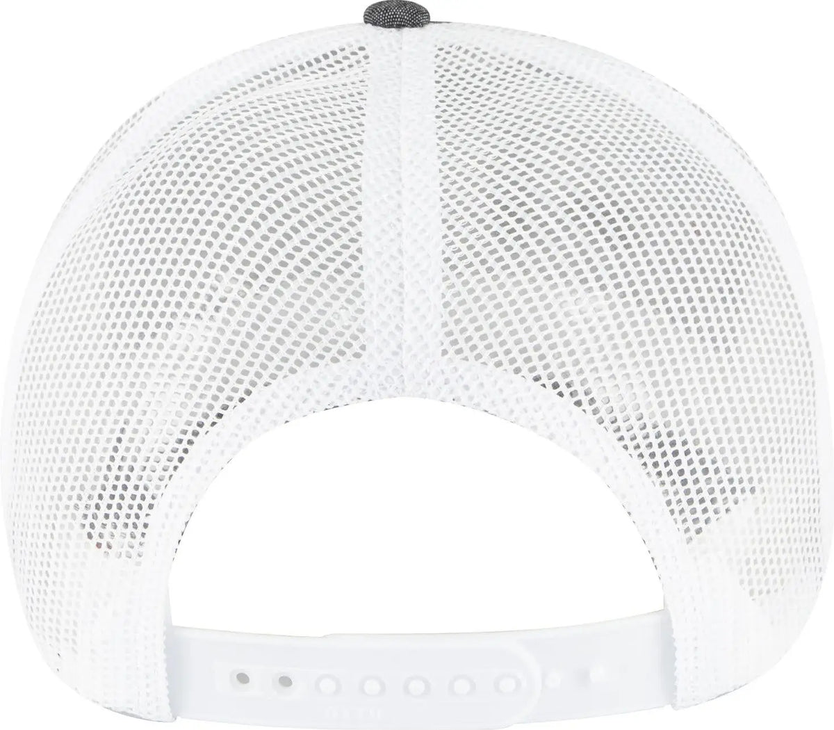 Otto 83-473 6 Panel Low Profile Mesh Back Trucker Cap - Blk/wht - 1/2’’ - 7 5/8’’