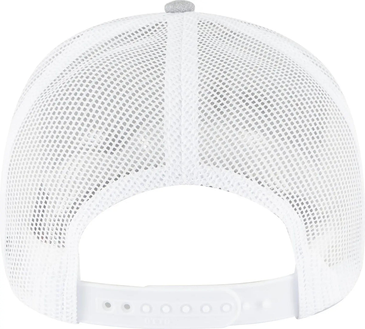 Otto 83-473 6 Panel Low Profile Mesh Back Trucker Cap - H. Gry/h. Gry/wht - 1/2’’ - 7 5/8’’