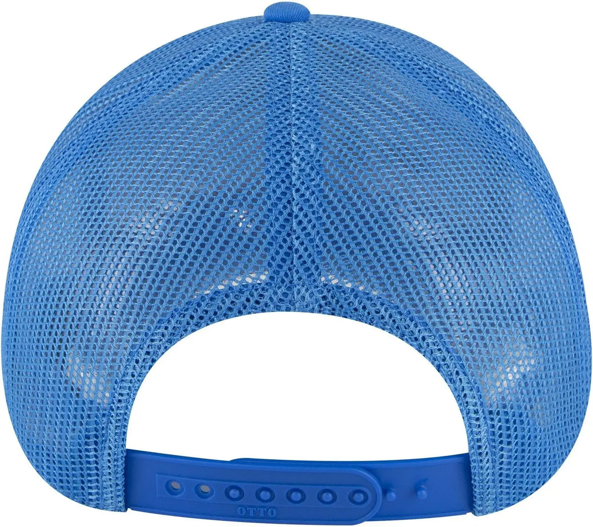 Otto 83-473 6 Panel Low Profile Mesh Back Trucker Cap - Lake Blue