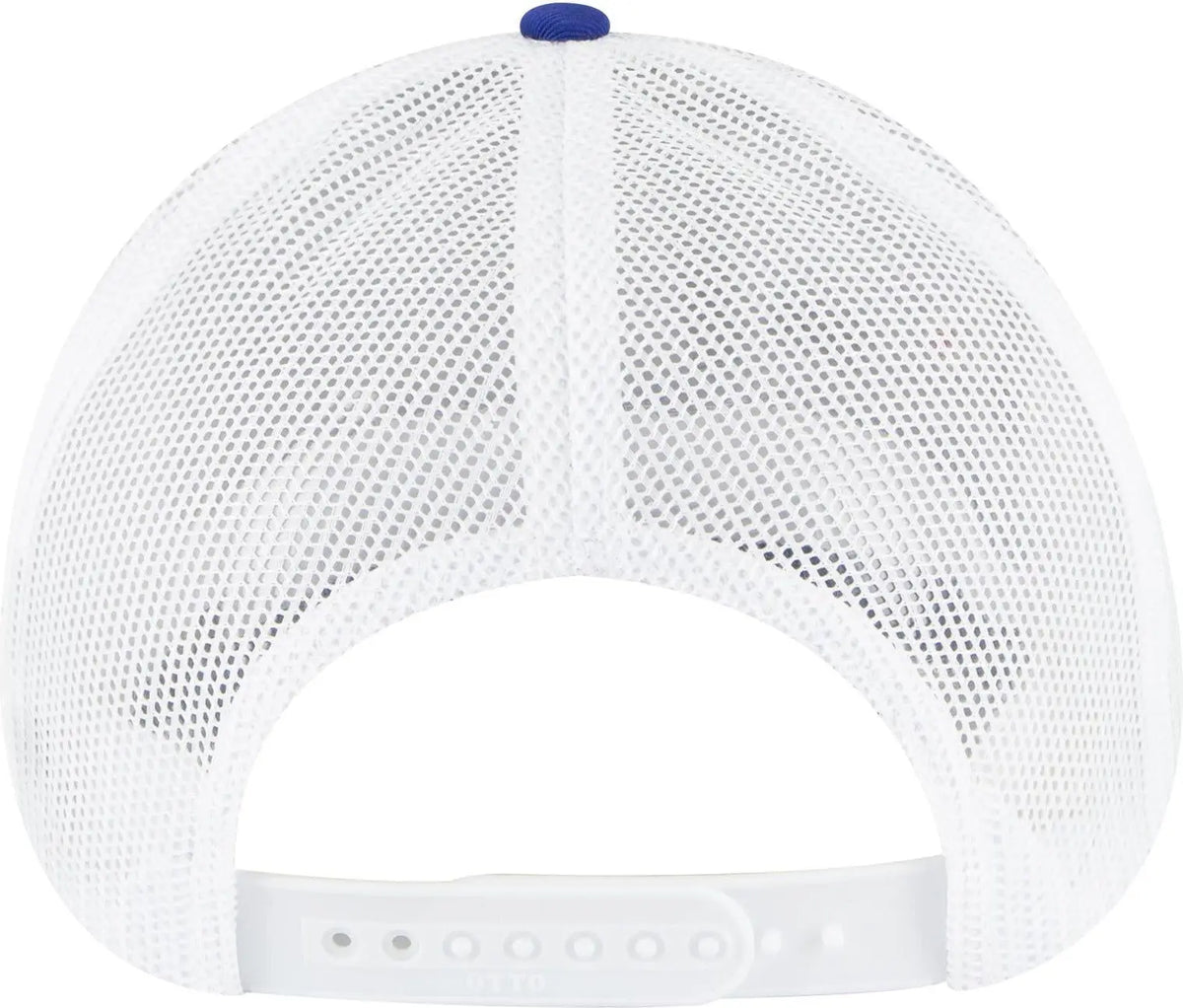 Otto 83-473 6 Panel Low Profile Mesh Back Trucker Cap - Ryl/ryl/wht - 1/2’’ - 7 5/8’’