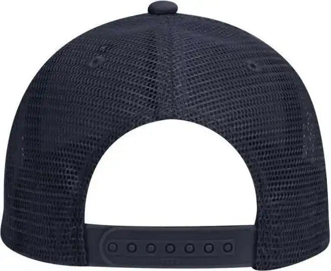 Otto 83 473 Cotton Twill Low Profile Pro Style Mesh Back Cap with 6 Embroidered Eyelets Navy / one Size Fits Most