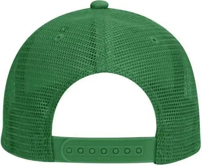 Otto 83-473 Cotton Twill Low Profile Pro Style Mesh Back Cap with 6 Embroidered Eyelets - Kelly - one Size Fits Most