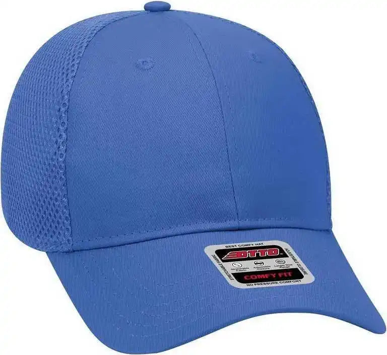 Otto 83-605 Deluxe Cotton Twill Low Profile Air Mesh Back Cap - Royal - one Size Fits Most