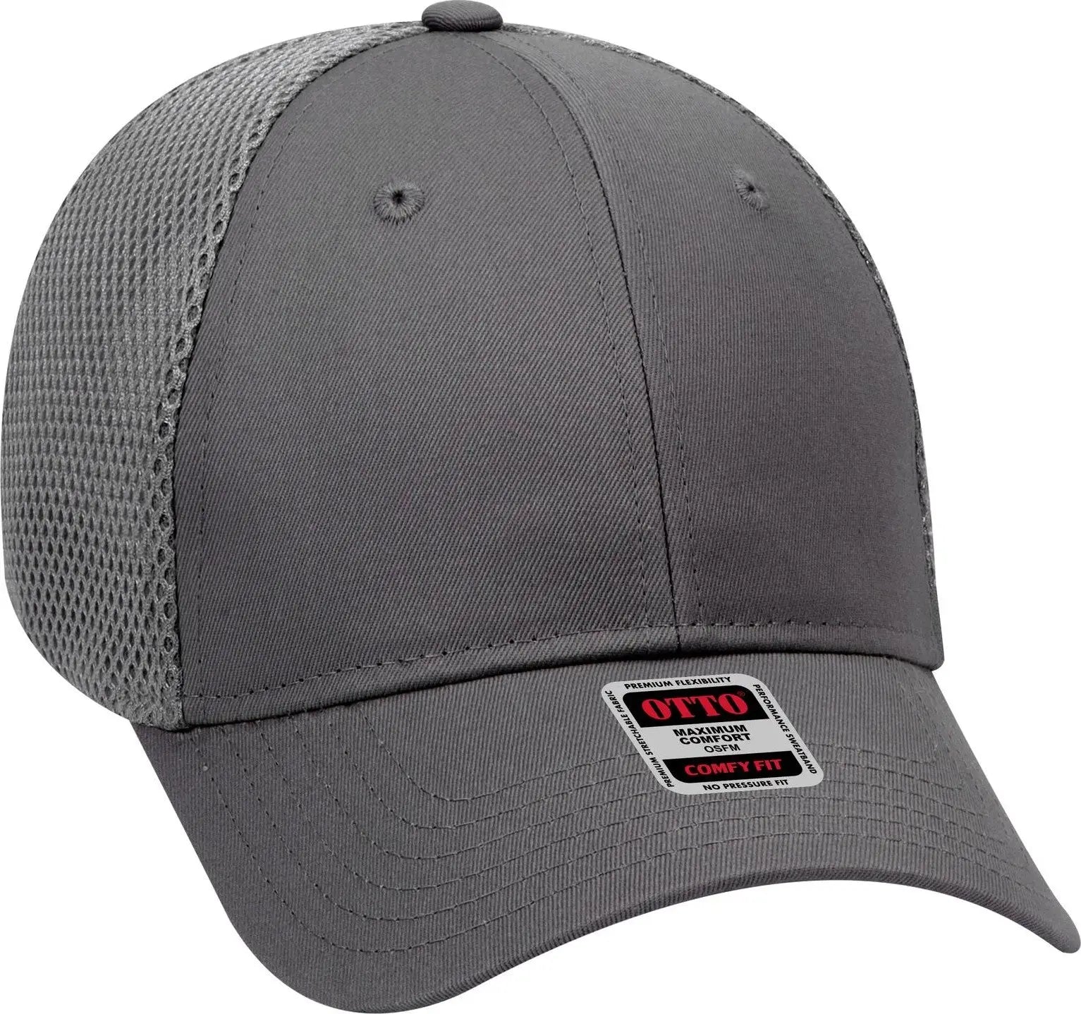 Otto 83-605 ?Otto Comfy Fit’ 6 Panel Low Profile Baseball Cap - Char. Gray - 1/2’’ - 7 5/8’’