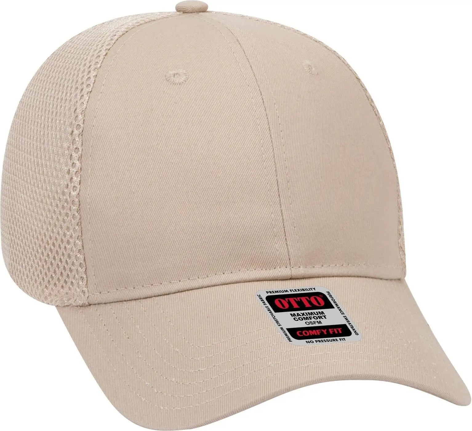 Otto 83-605 ?Otto Comfy Fit’ 6 Panel Low Profile Baseball Cap - Khaki - 1/2’’ - 7 5/8’’