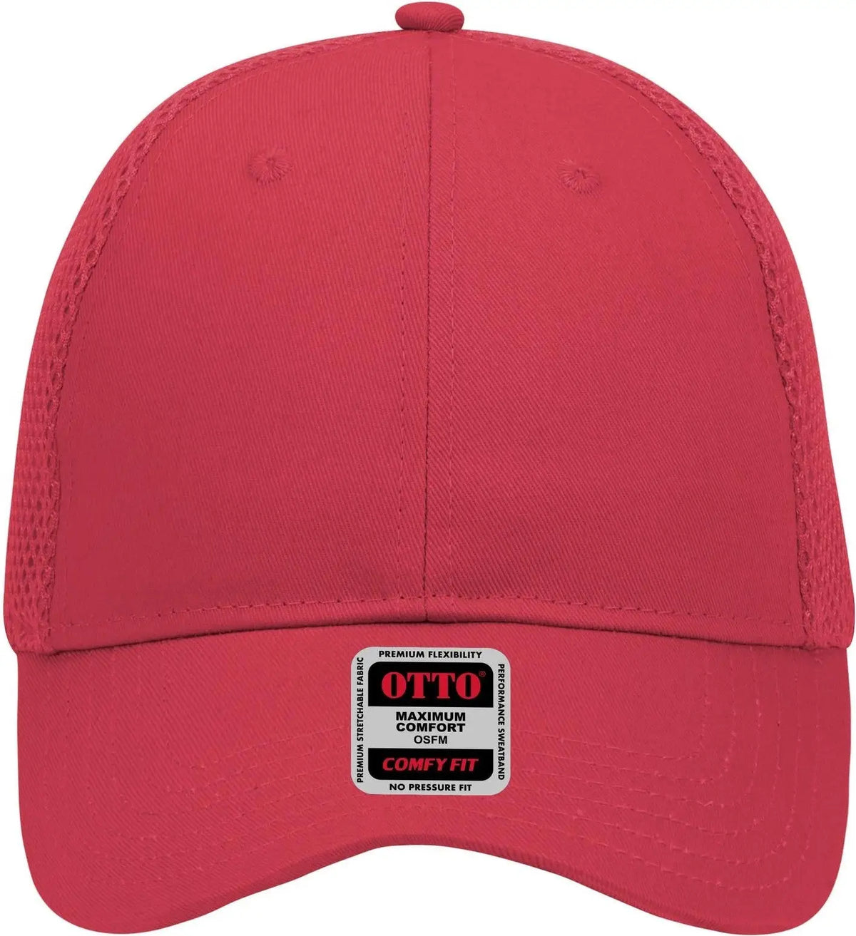 Otto 83-605 ?Otto Comfy Fit’ 6 Panel Low Profile Baseball Cap - Red - 1/2’’ - 7 5/8’’