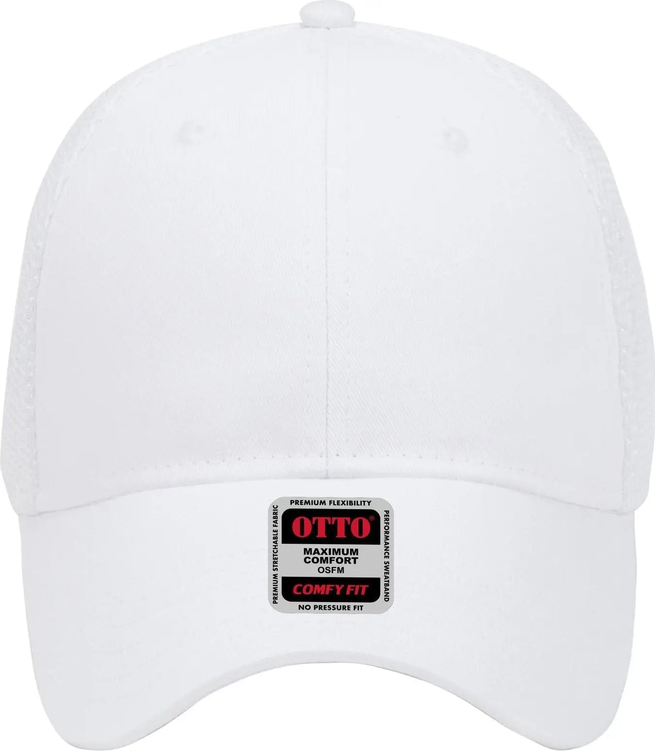 Otto 83-605 ?Otto Comfy Fit’ 6 Panel Low Profile Baseball Cap - White - 1/2’’ - 7 5/8’’