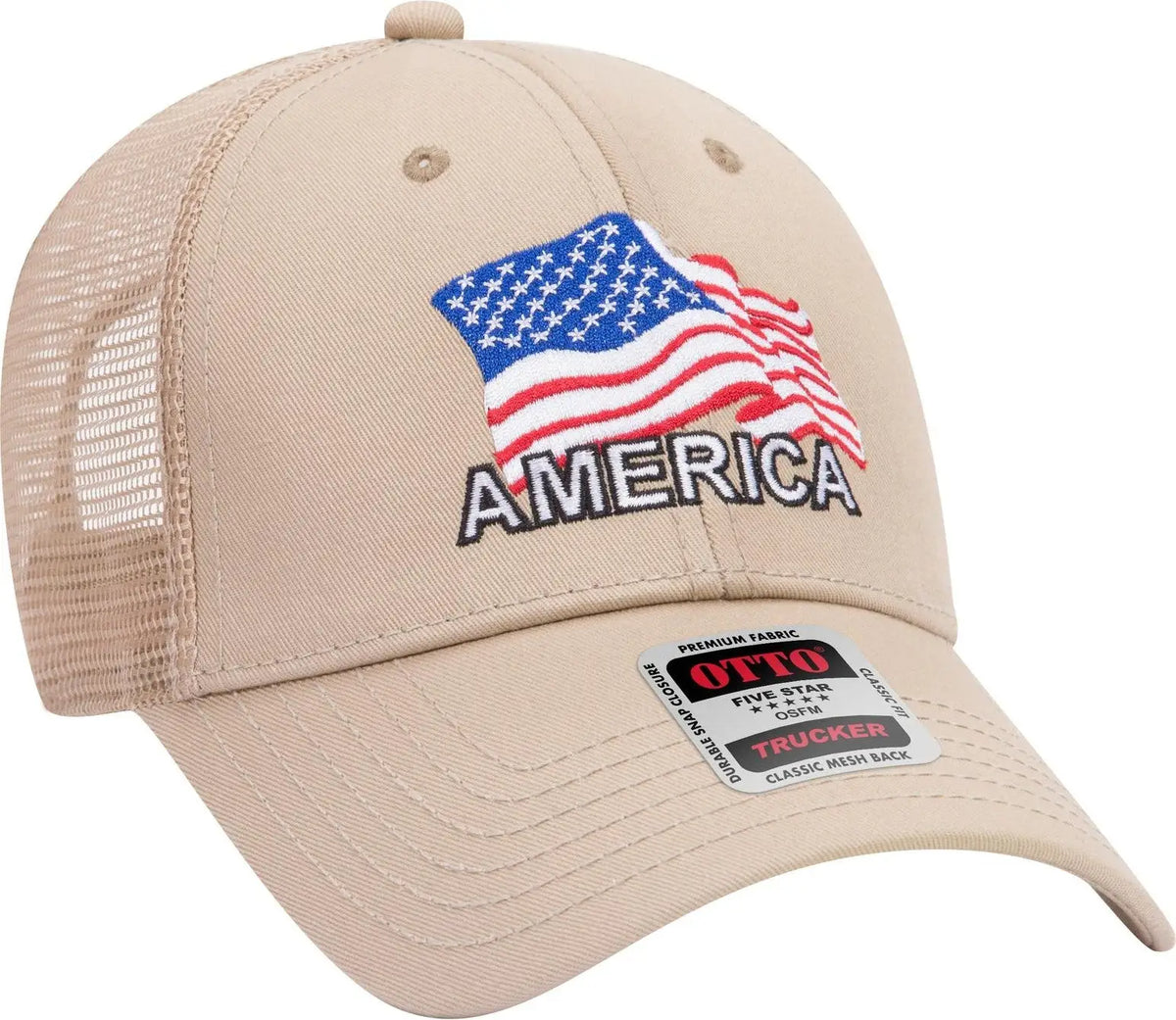 Otto 83-942 6 Panel Low Profile Mesh Back Trucker Cap - Royal - 1/2’’ - 7 5/8’’