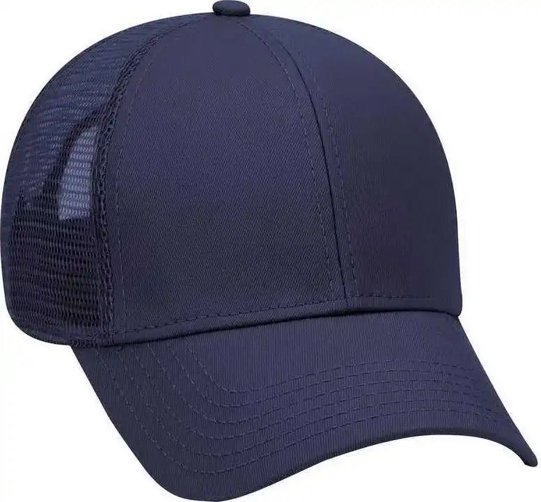 Otto 83-942 Superior Cotton Twill Low Profile Pro Style Mesh Back Cap - Navy - one Size Fits Most