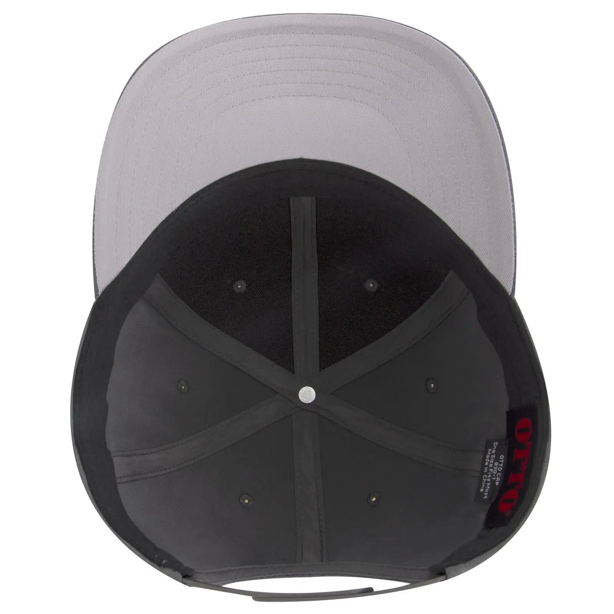 Otto 930-1 6 Panel Pro Style Baseball Cap - Char. Gray
