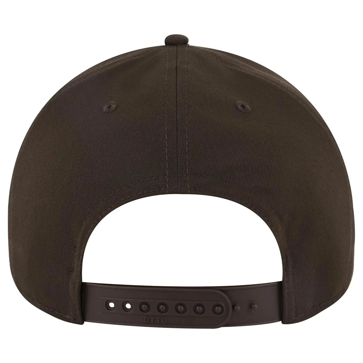 Otto 930-1 6 Panel Pro Style Baseball Cap - Dk. Brown - 7 3/8’’ - 5/8’’