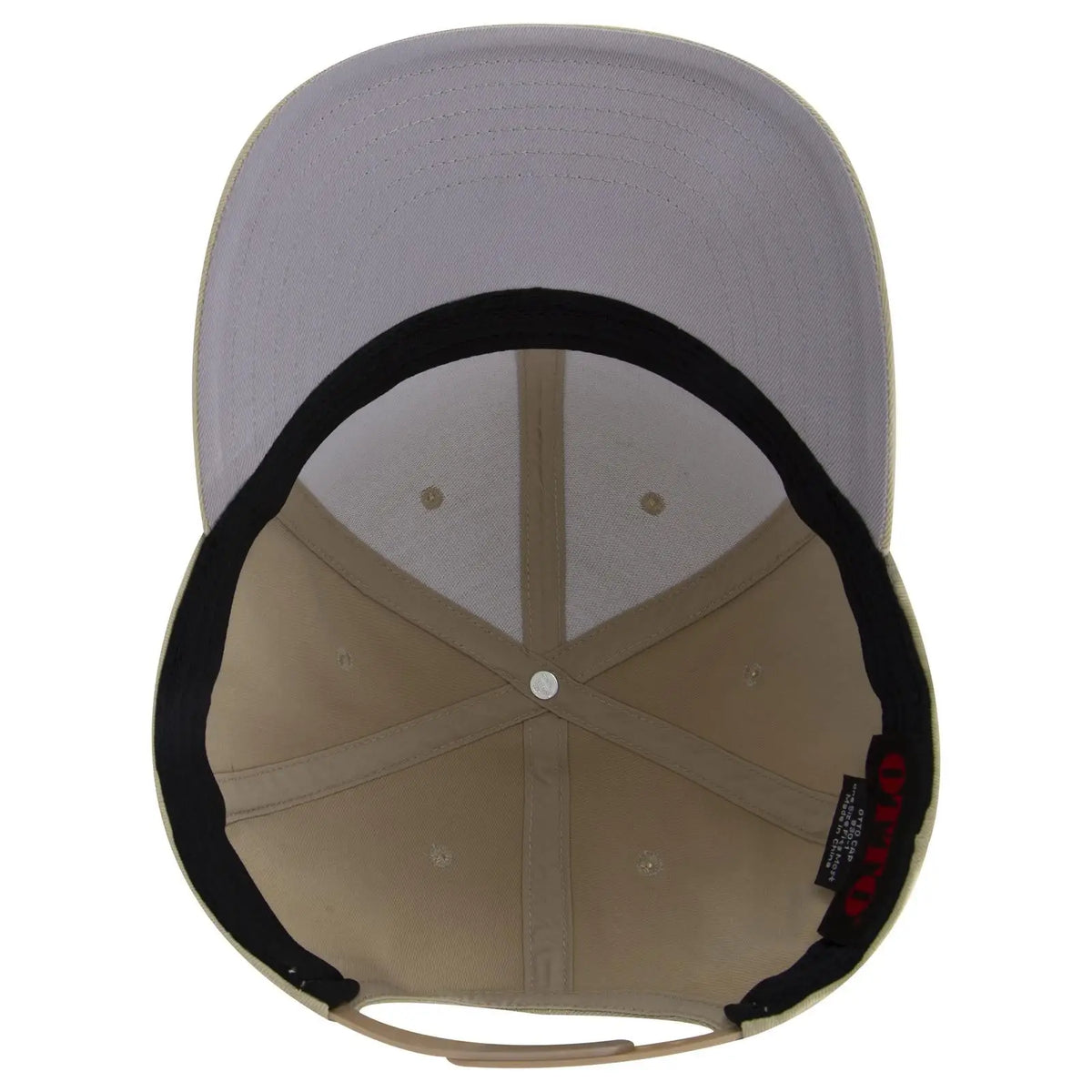 Otto 930-1 6 Panel Pro Style Baseball Cap - Khaki