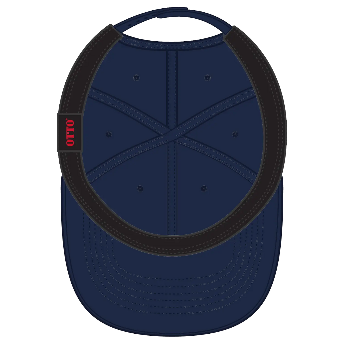 Otto 930-1 6 Panel Pro Style Baseball Cap - Navy - 7 3/8’’ - 5/8’’