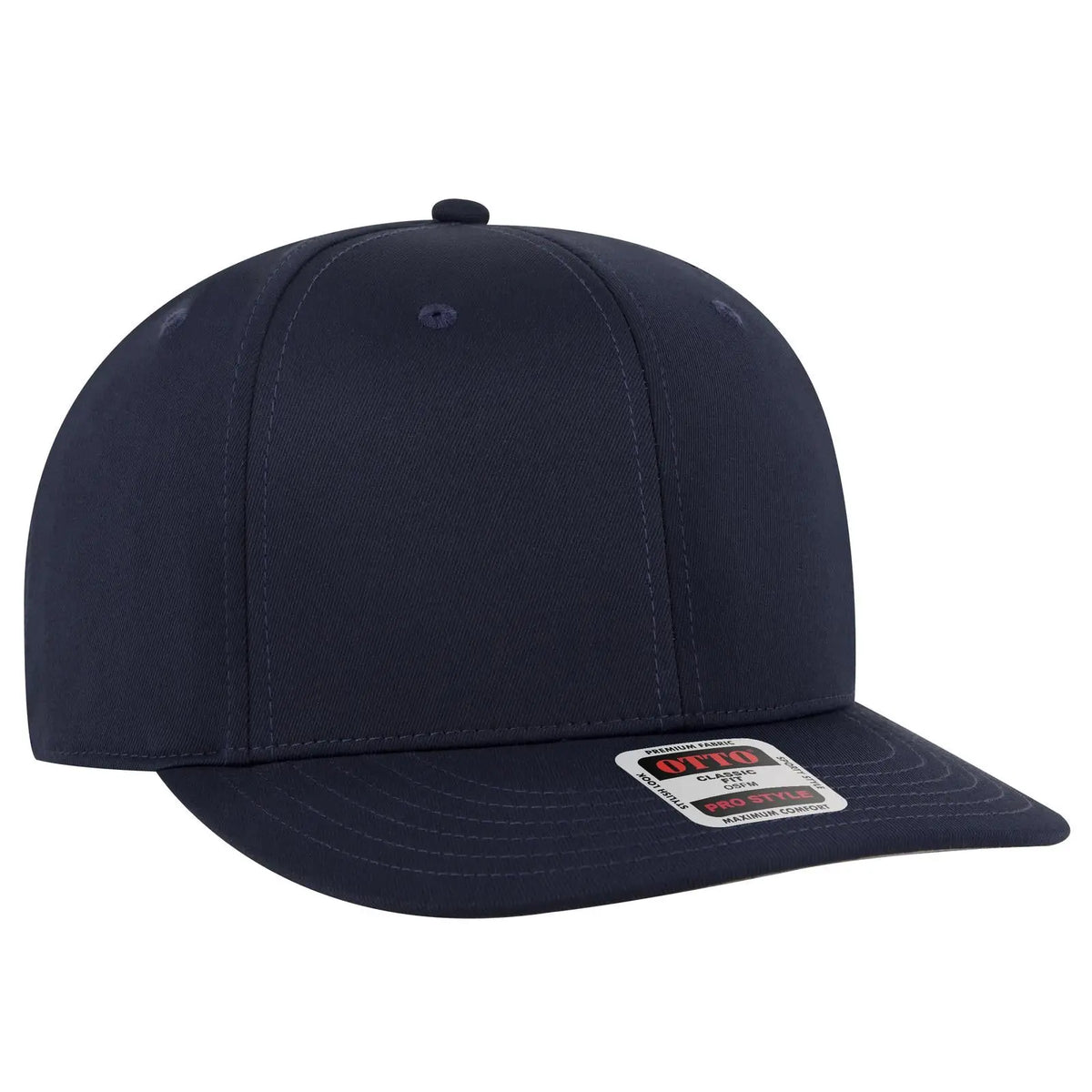 Otto 930-1 6 Panel Pro Style Baseball Cap - Navy - 7 3/8’’ - 5/8’’
