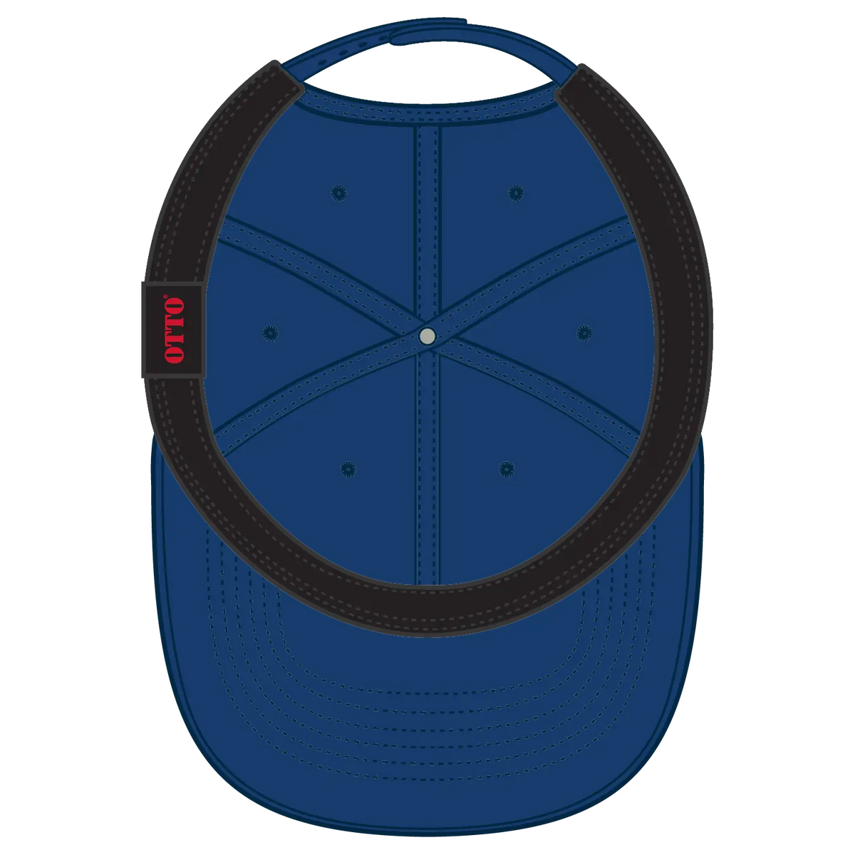 Otto 930-1 6 Panel Pro Style Baseball Cap - Royal - 7 3/8’’ - 5/8’’