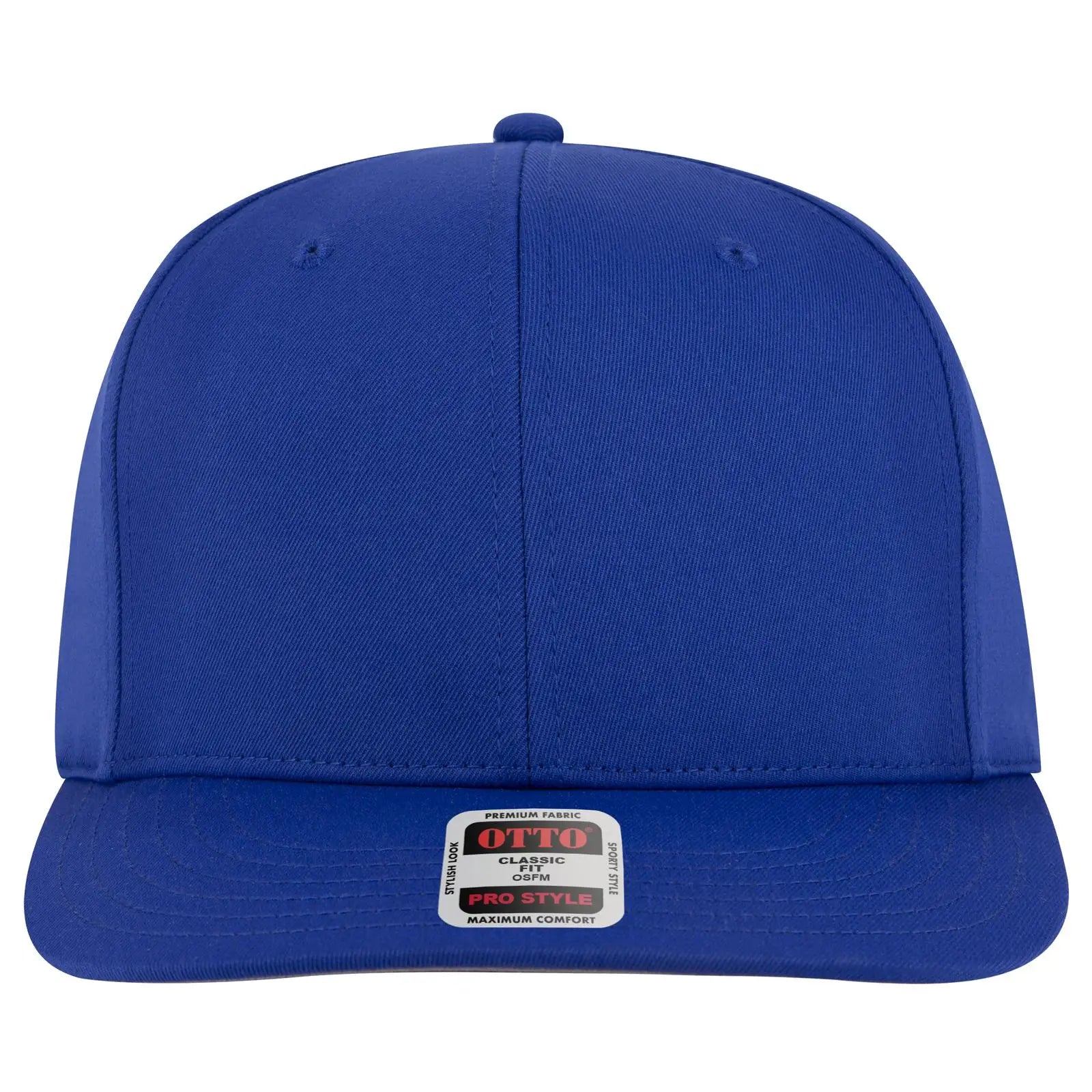 Otto 930-1 6 Panel Pro Style Baseball Cap - Royal - 7 3/8’’ - 5/8’’
